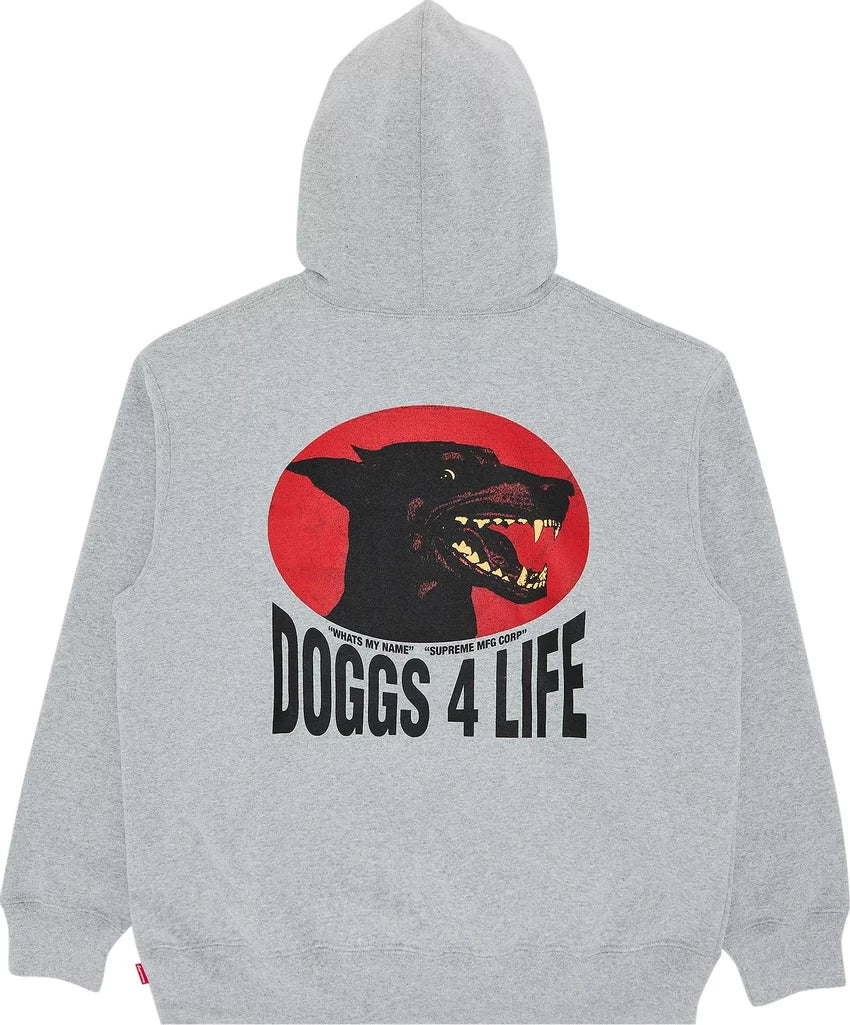 Supreme 'Dogs For Life' Hoodie - Grey