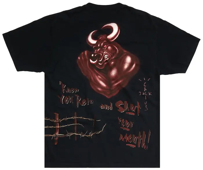 Cactus Jack by Travis Scott x WWE Know Your Role T-Shirt The Rock