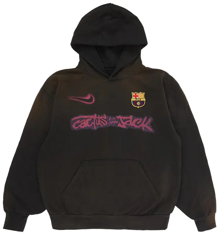 Travis Scott x Nike x FC Barcelona Spray Logo Hoodie