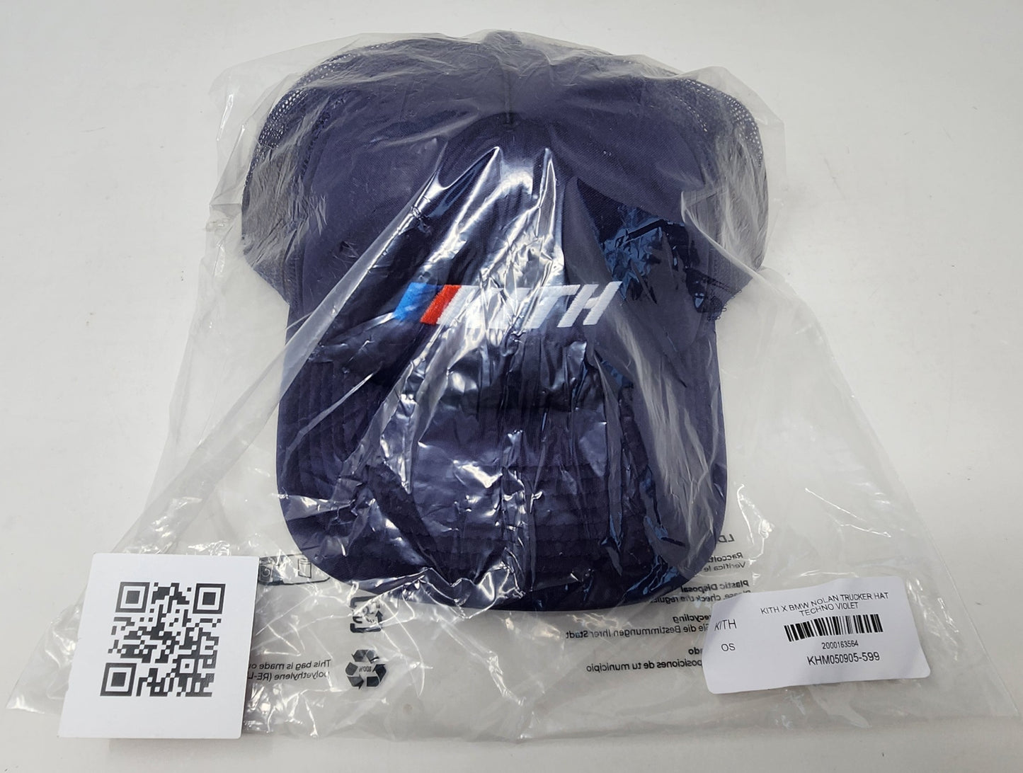 Kith X BMW Nolan Trucker Hat Techno Violet