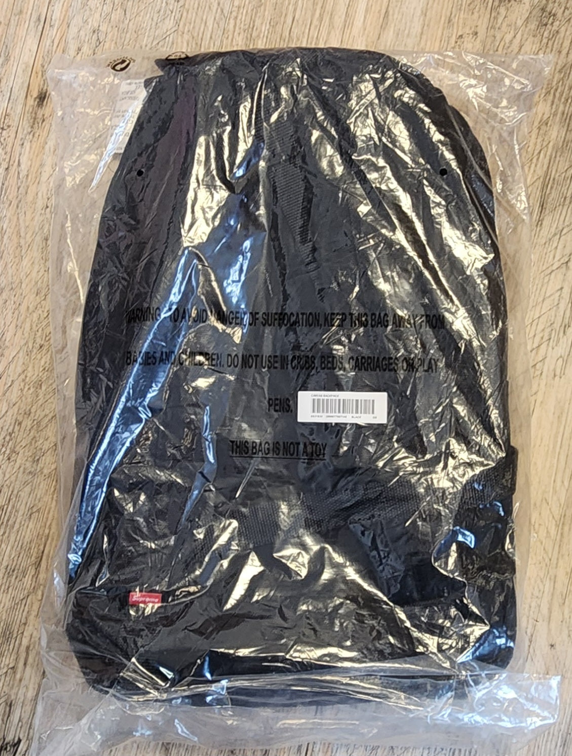 Supreme Canvas Backpack Black