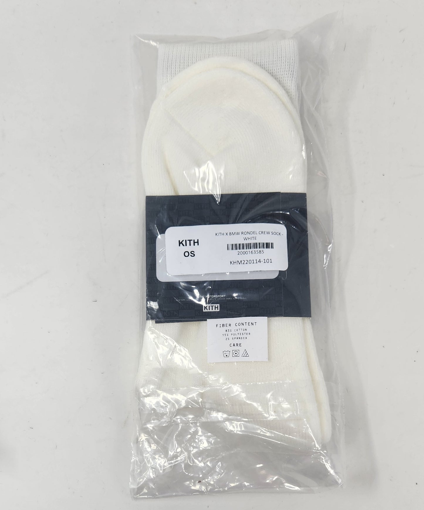 Kith X BMW Rondel Crew Socks - White One Size