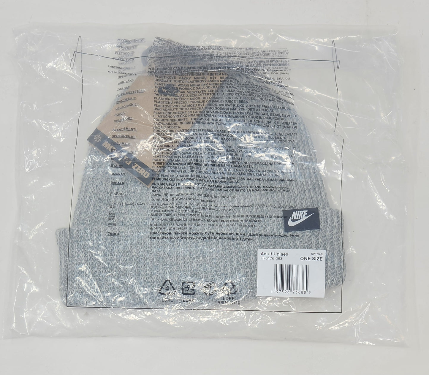 Nike Terra Futura365 Short-Cuff Beanie Gray