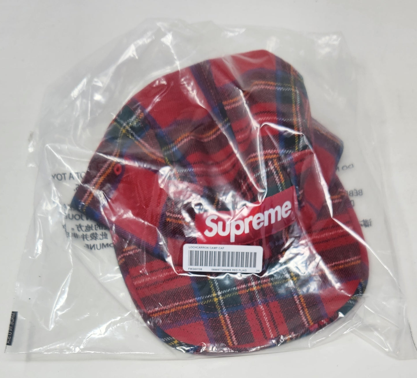 Supreme Lochcarron Camp Cap One Size