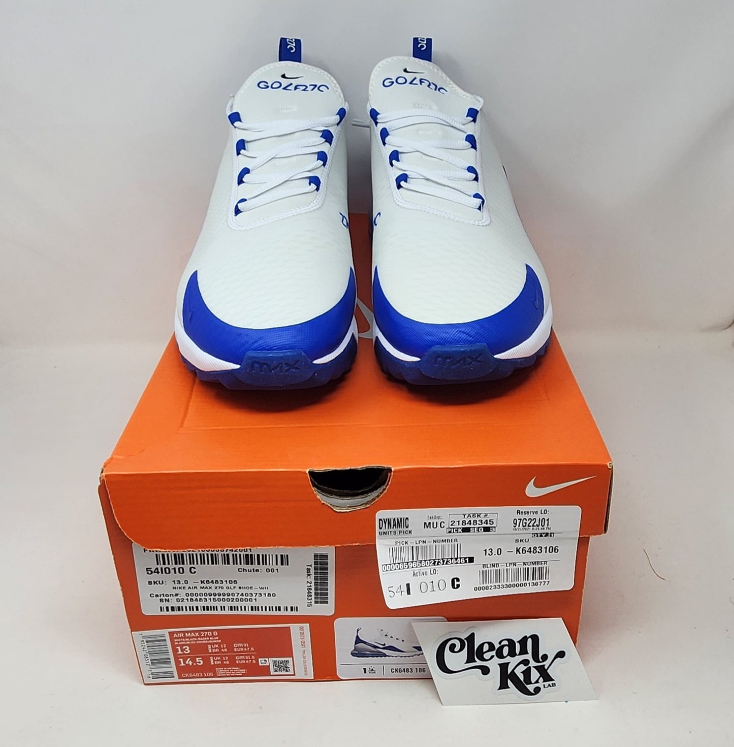 Nike Air Max 270 G, White Black Racer Blue