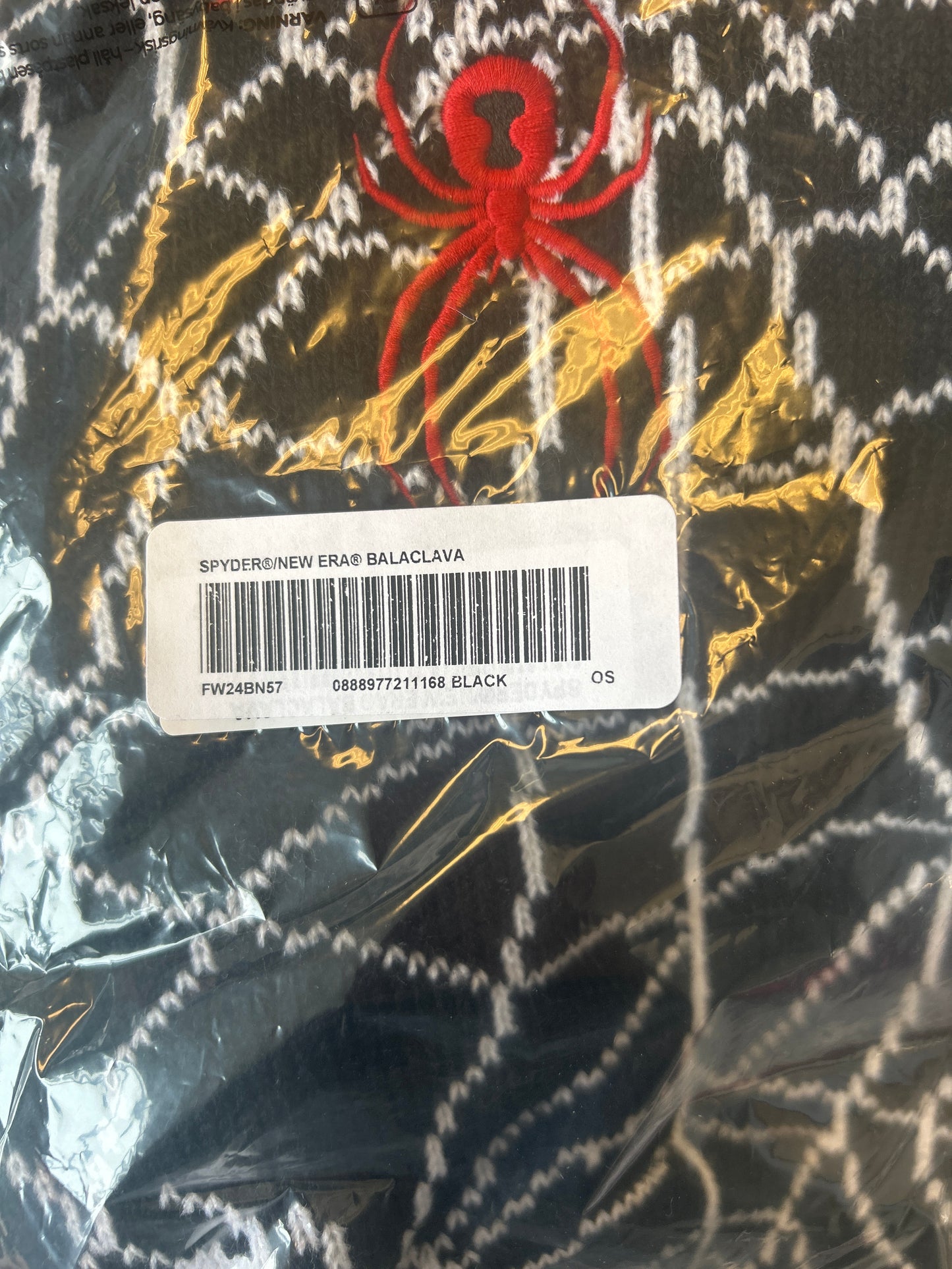 Supreme x Spyder New Era Balaclava SIZE OS