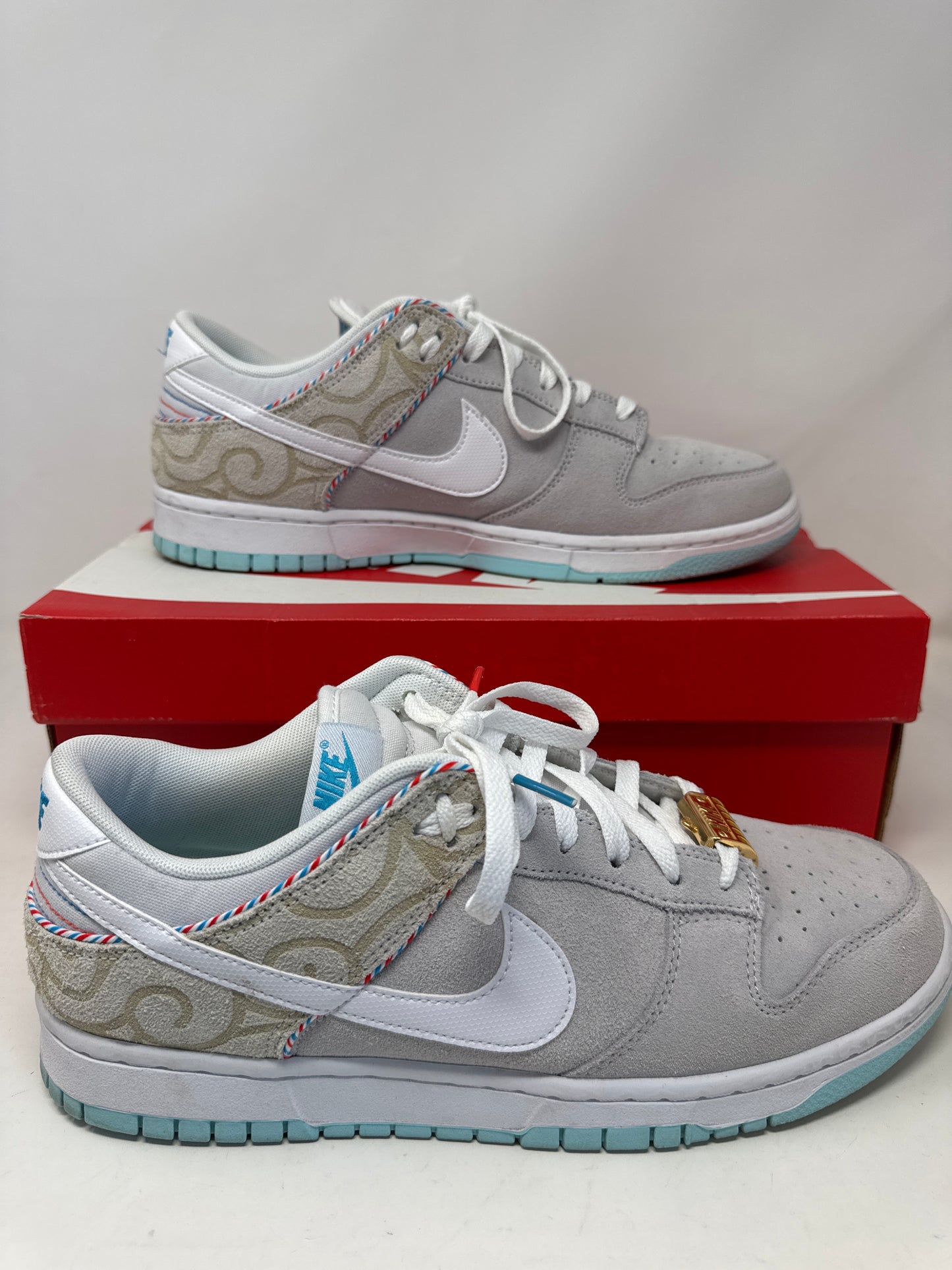 Nike Dunk Low SE, Barber Shop Grey (Used)