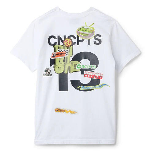 CNCPTS x Burton All Over Logo Tee Size XL