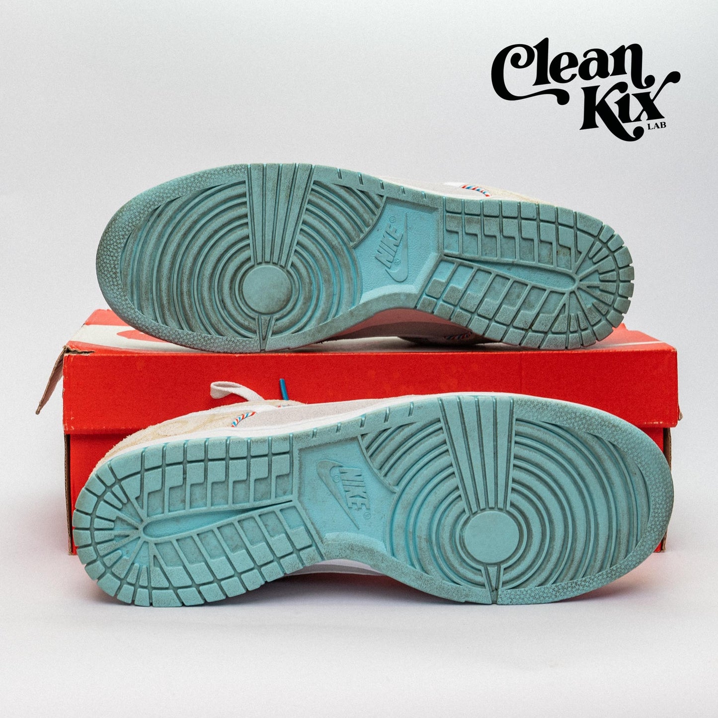 Nike Dunk Low SE, Barber Shop Grey (Used)