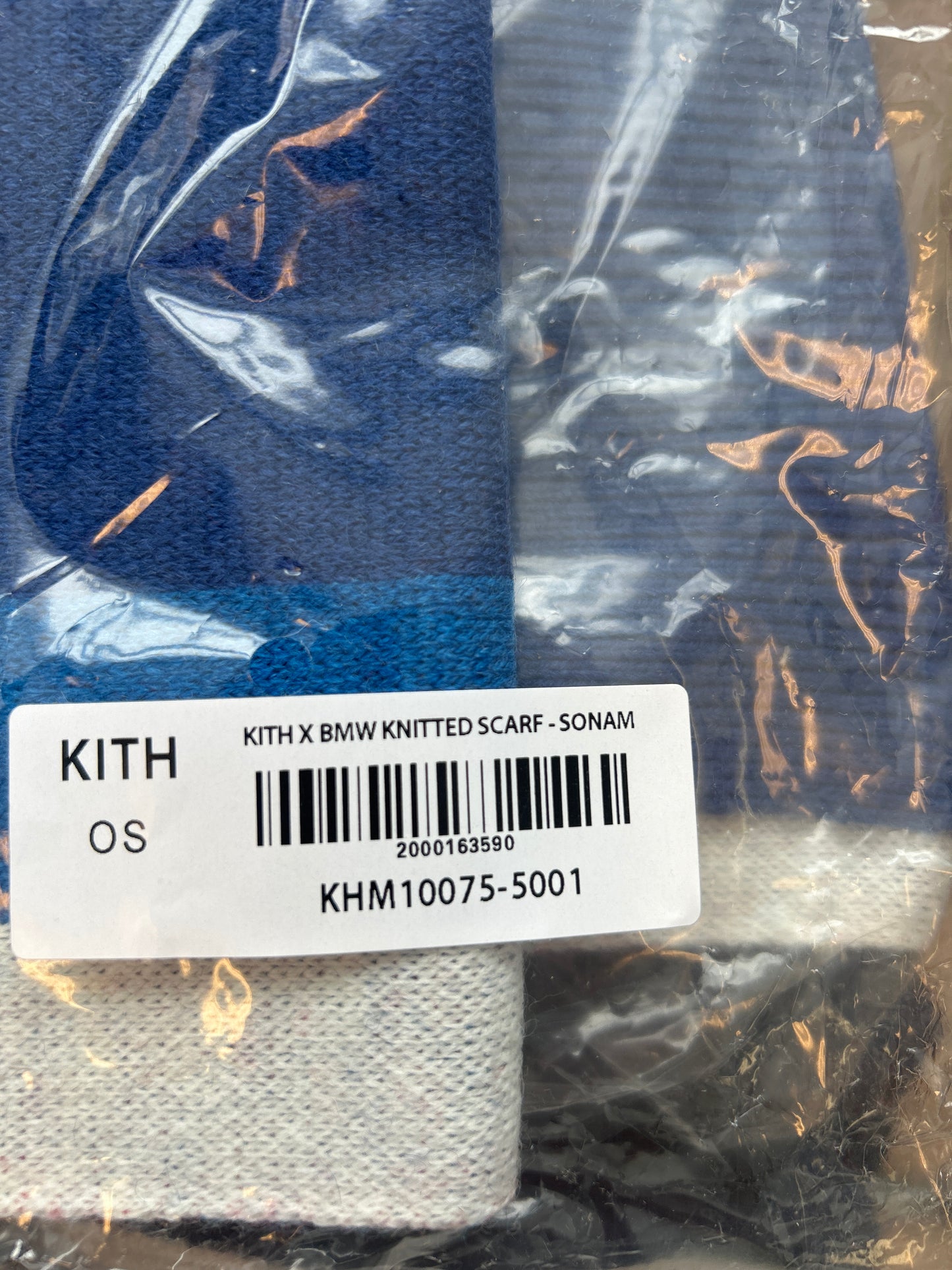Kith X BMW Knitted Scarf Size OS