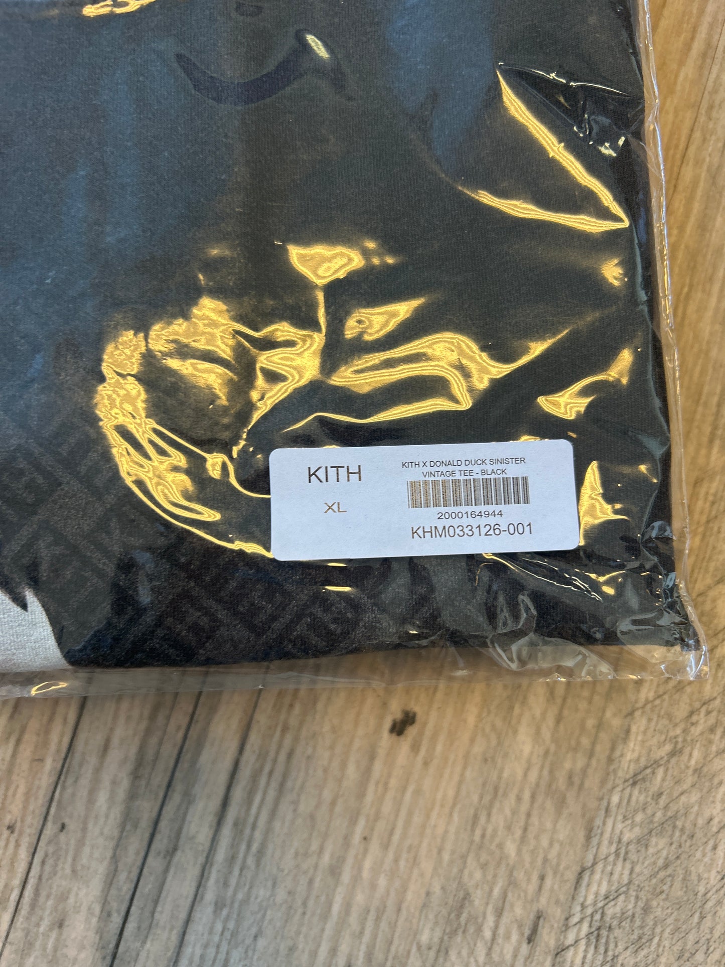 Kith x Donald Duck Sinister Vintage Tee Size XL