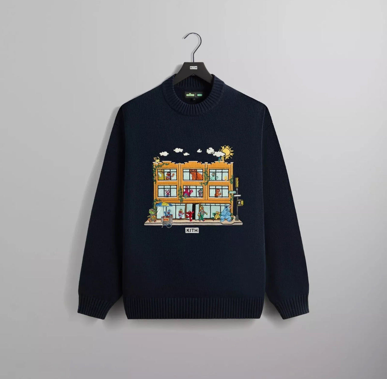 Kith X Sesame Street Lafayette Crewneck Sweater
