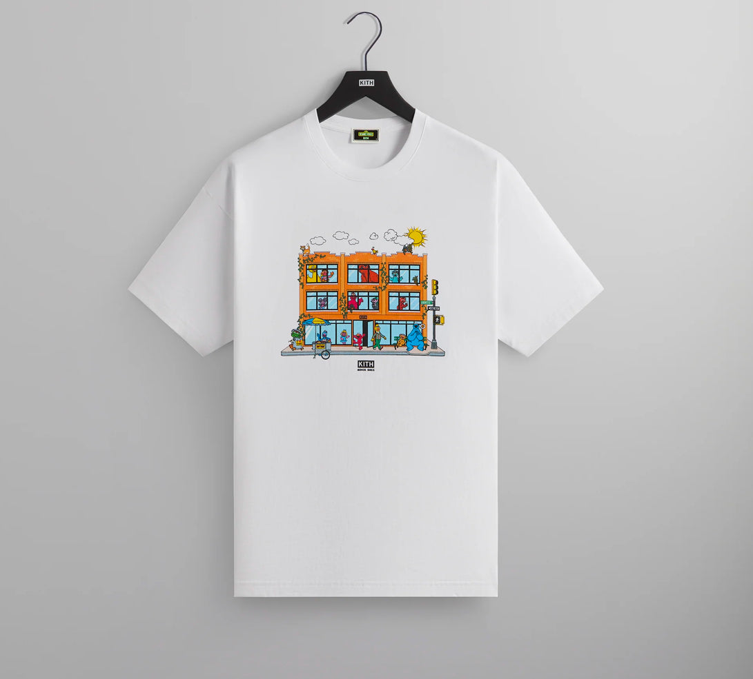 Kith X Sesame Street Store Tee White