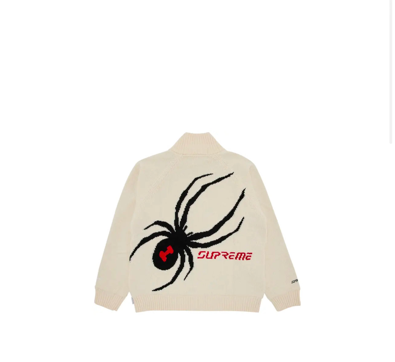 Supreme X Spyder Zip Up Sweater SIZE L