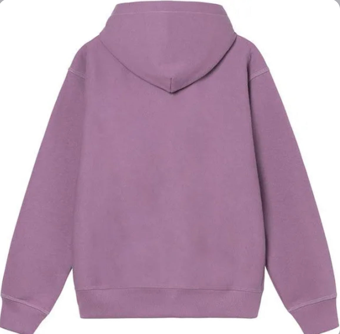 Stussy Purple Embroidered hoodie size XL