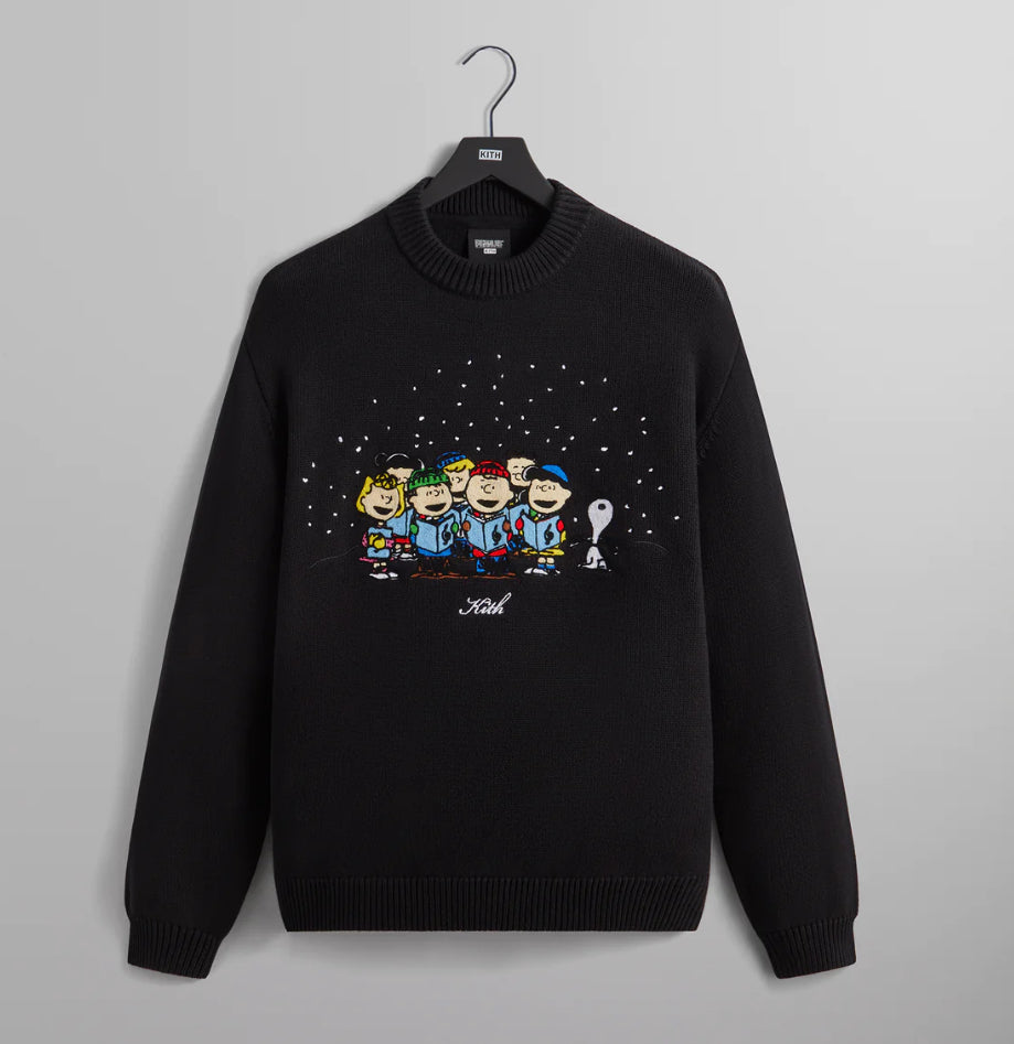 Kith X Peanuts caroling sweater