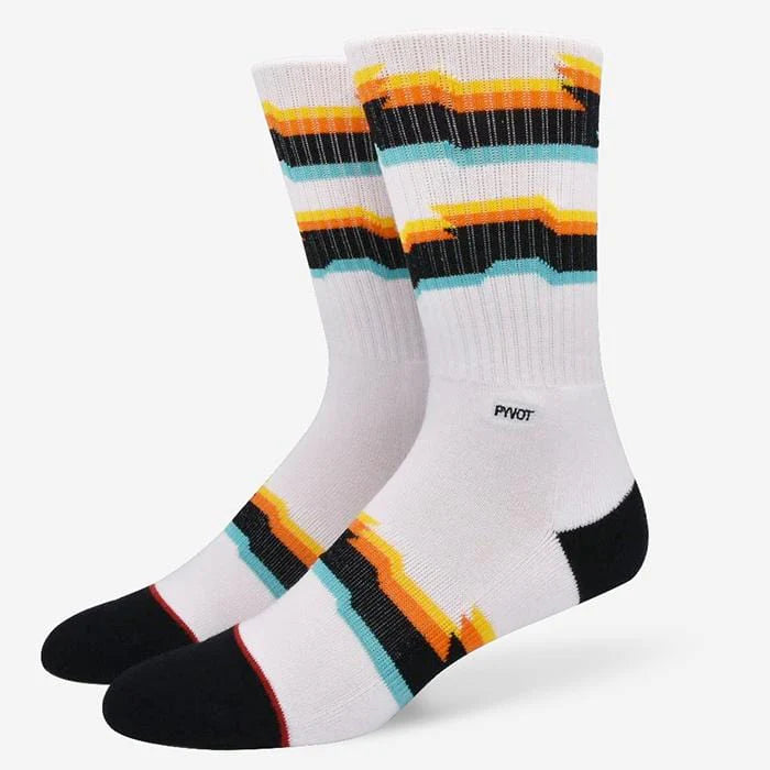 Pyvot Lifestyle Crew Socks 'Glitch'