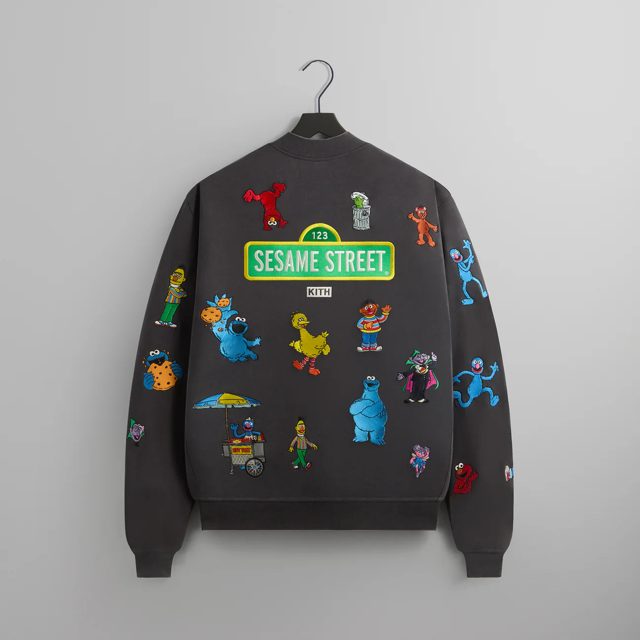 Kith x Sesame Street Marvin bomber jacket