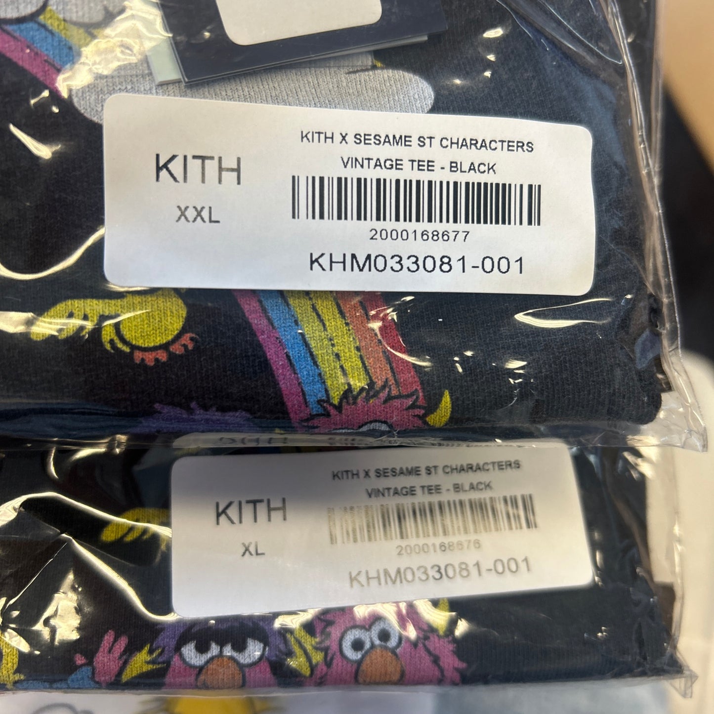 Kith X Sesame Street Character Vintage Tee
