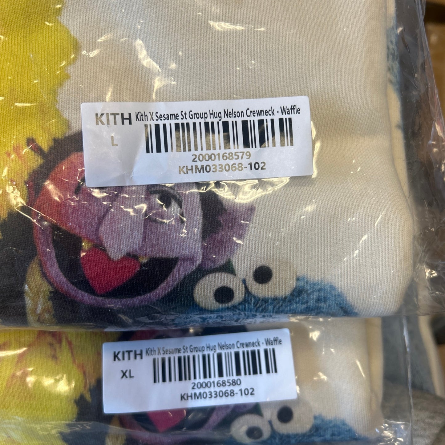 Kith X Sesame Street Group Hug Nelson Crewneck