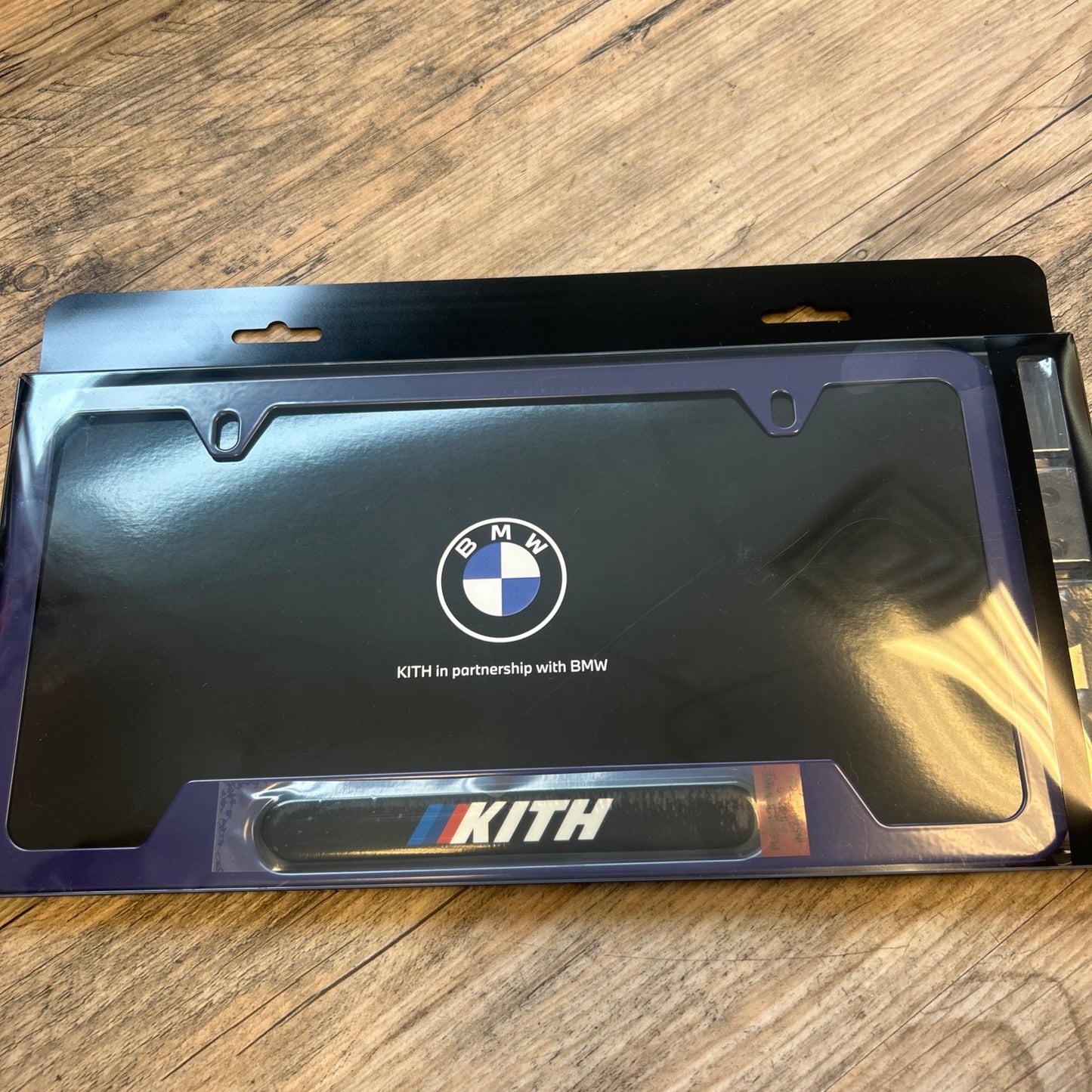 Kith X BMW License Plate Blue
