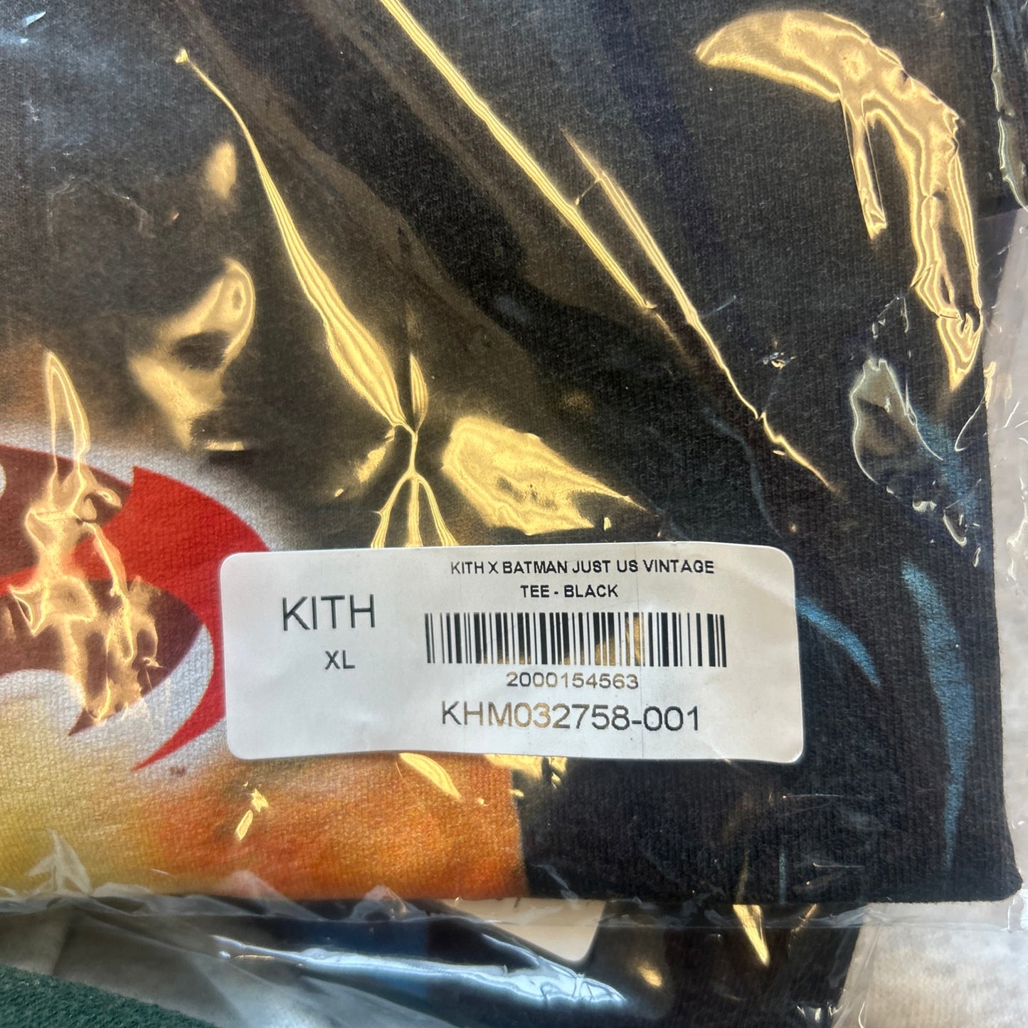 Kith X Batman Just Us Vintage Tee Size XL