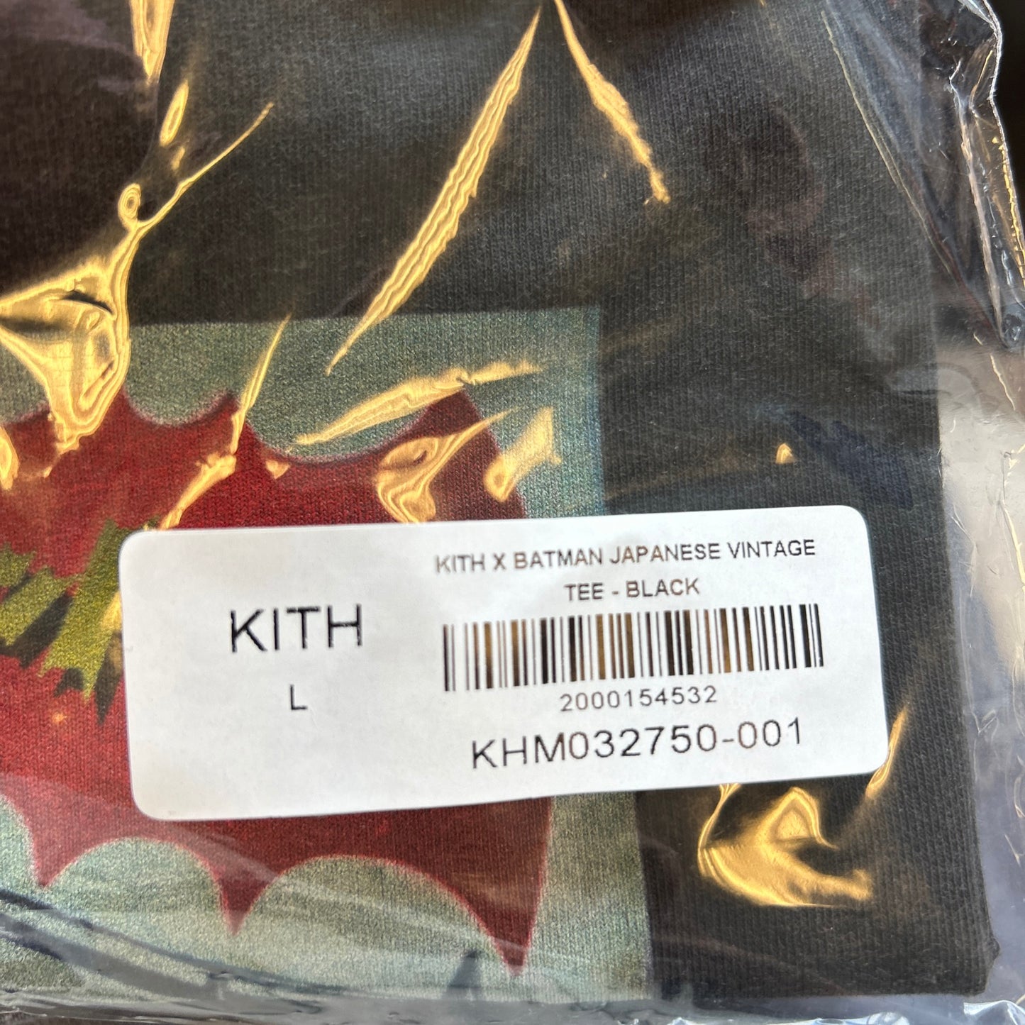 Kith X Batman Japanese Vintage Tee Size L