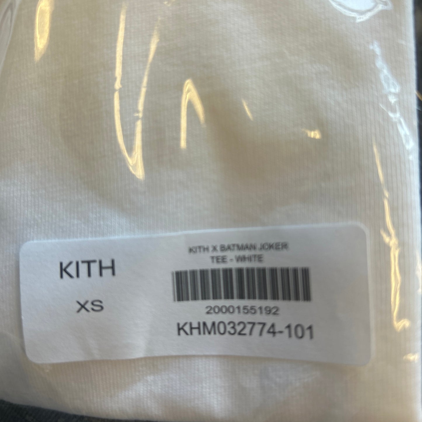 Kith X Batman Joker Tee In White Size XS