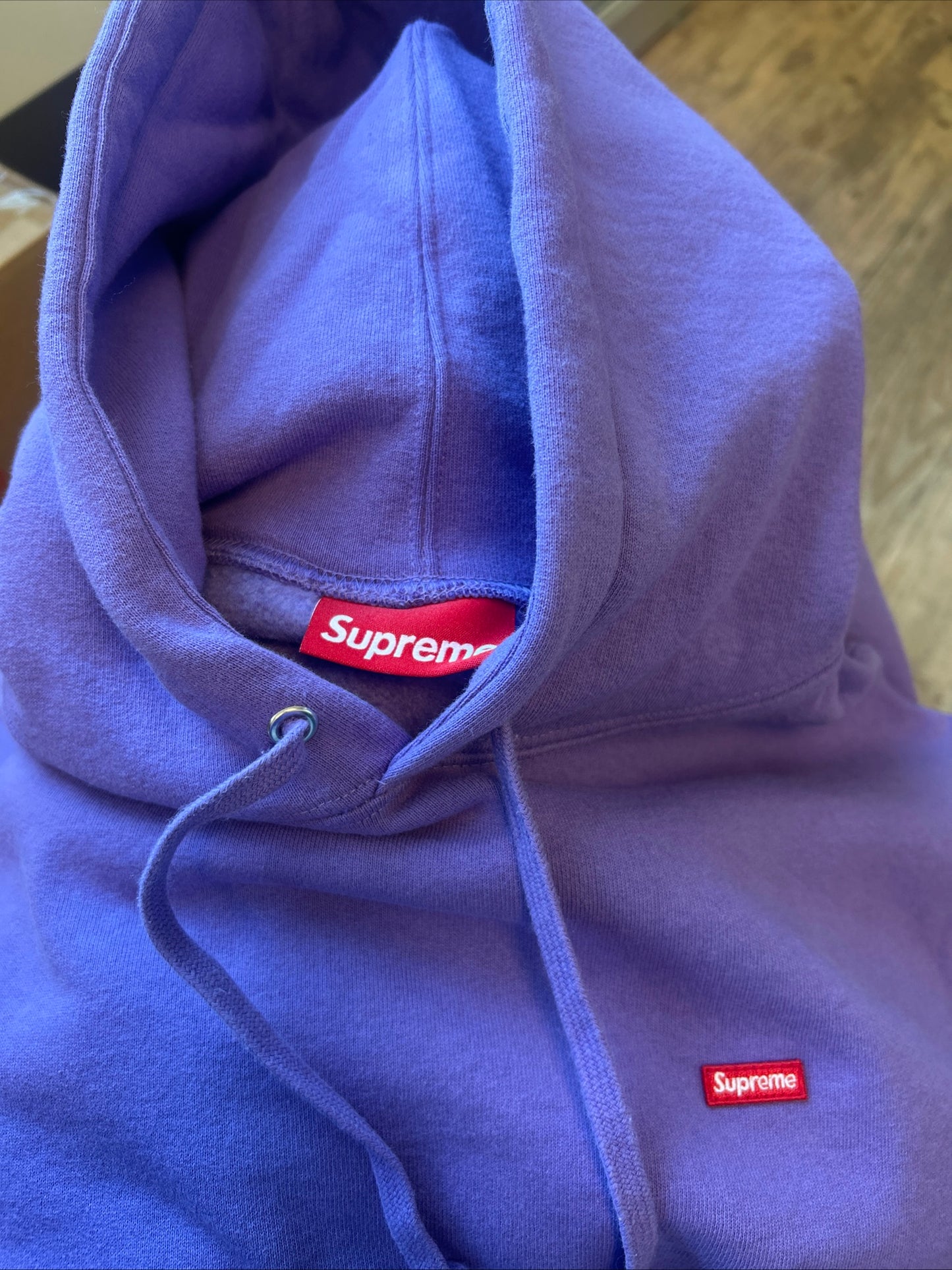 Supreme Purple Hoodie Size S
