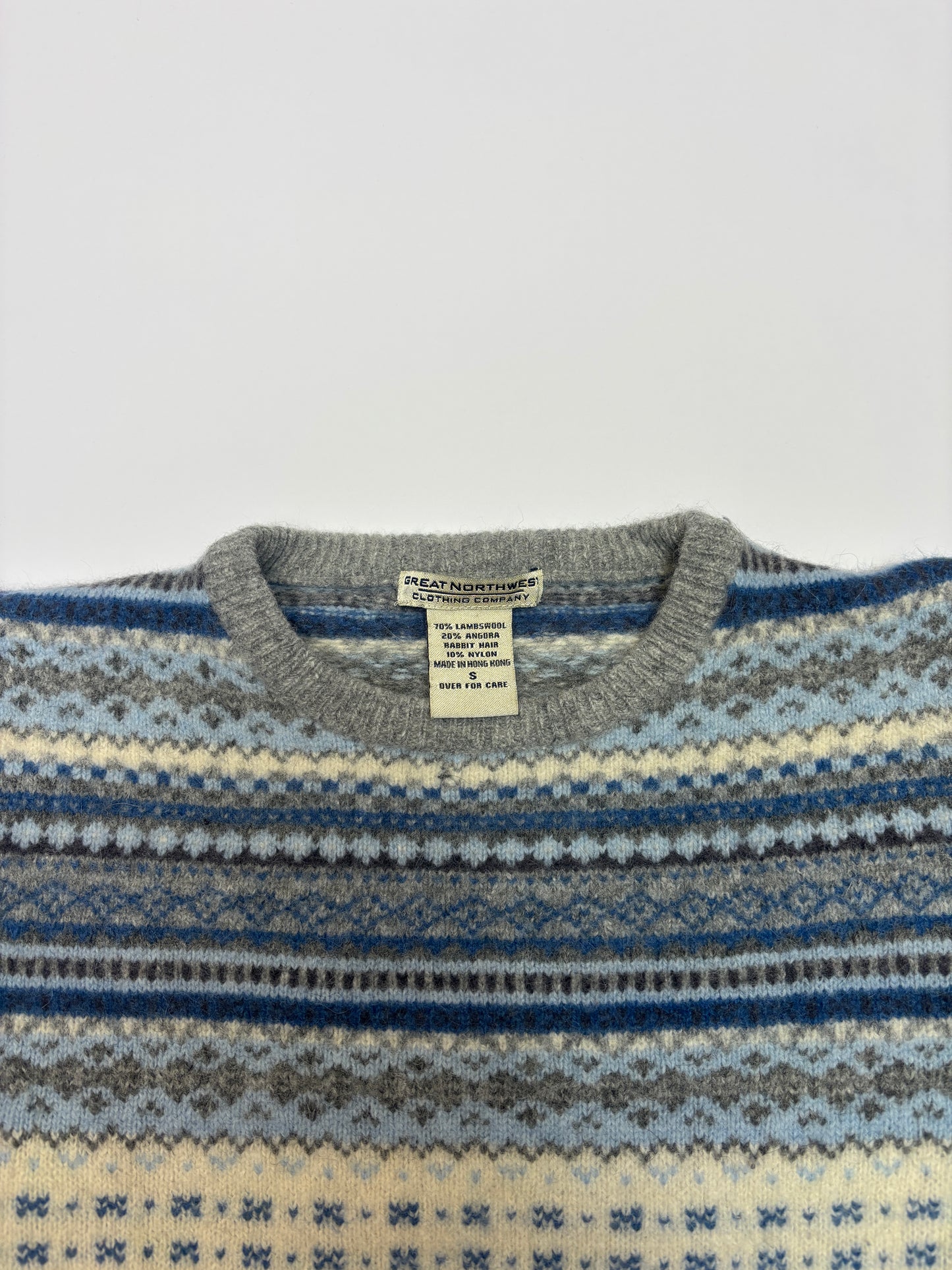 Blue/White/Grey Great Northwest Knit Sweater
