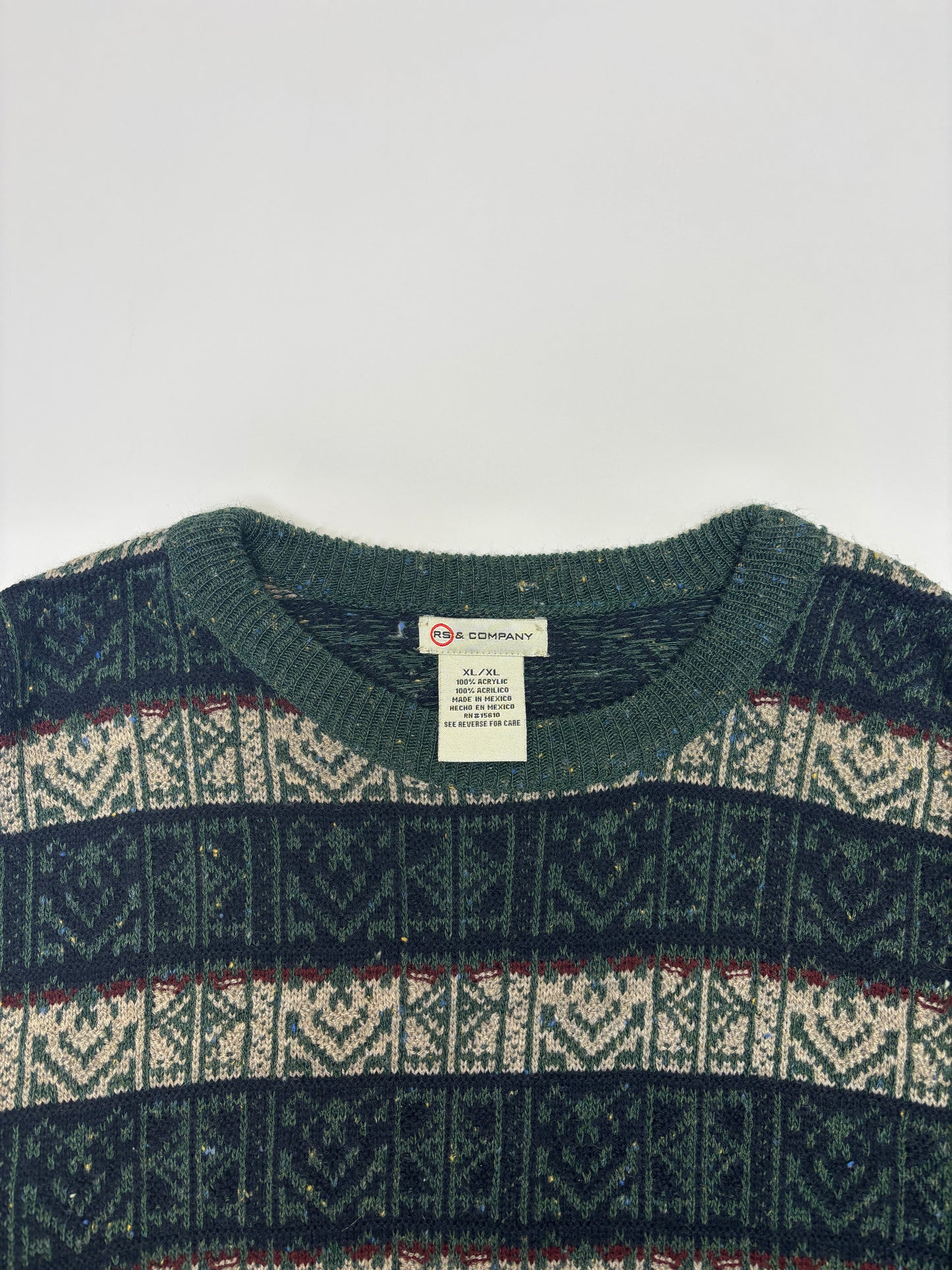 Green Rs & Company Knit Sweater