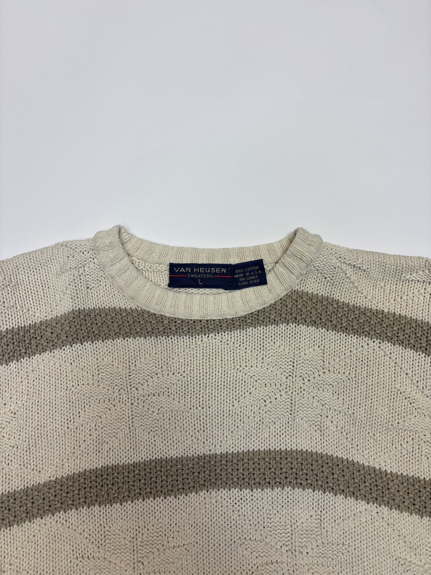 White Snow Design Van Heusen Knit Sweater