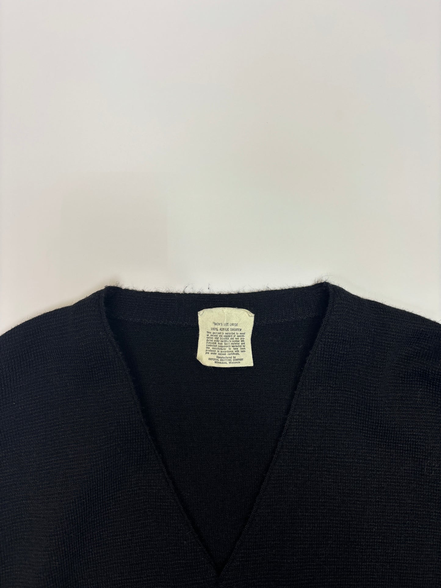 Black Imperial Knitting Company Knit Cardigan