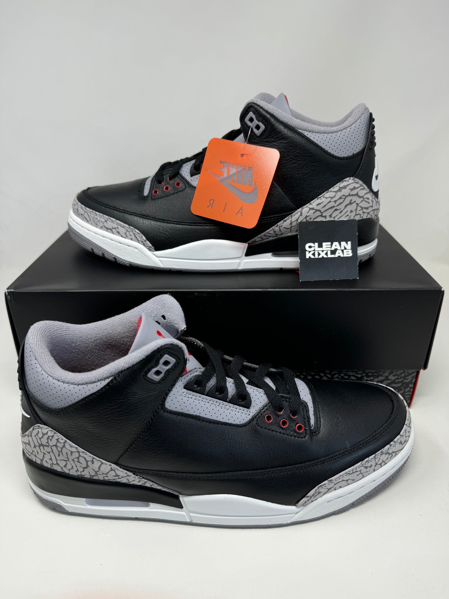 Air Jordan 3 Retro OG, Black Cement