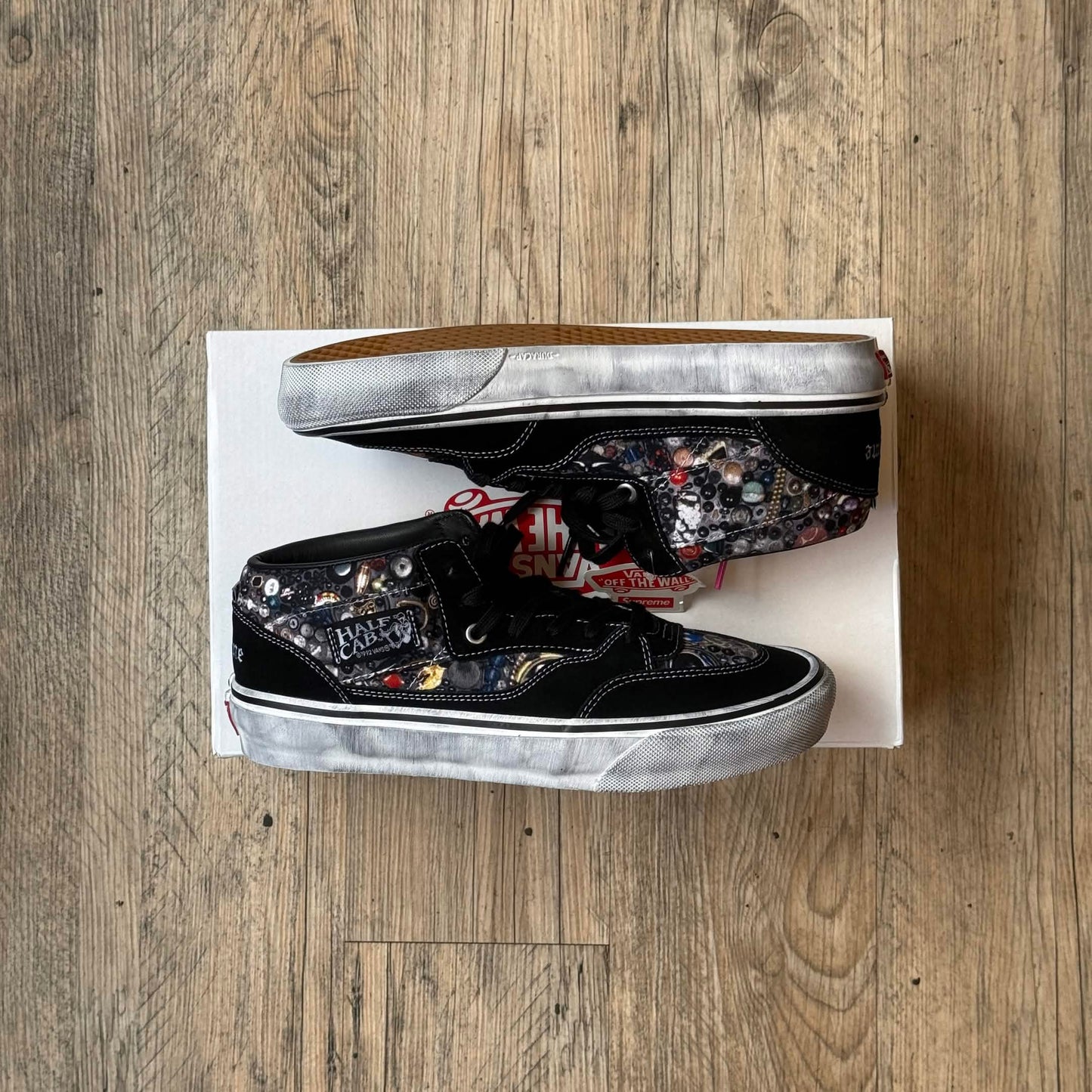 Vans Half Cab Supreme X Mike Kelly Black