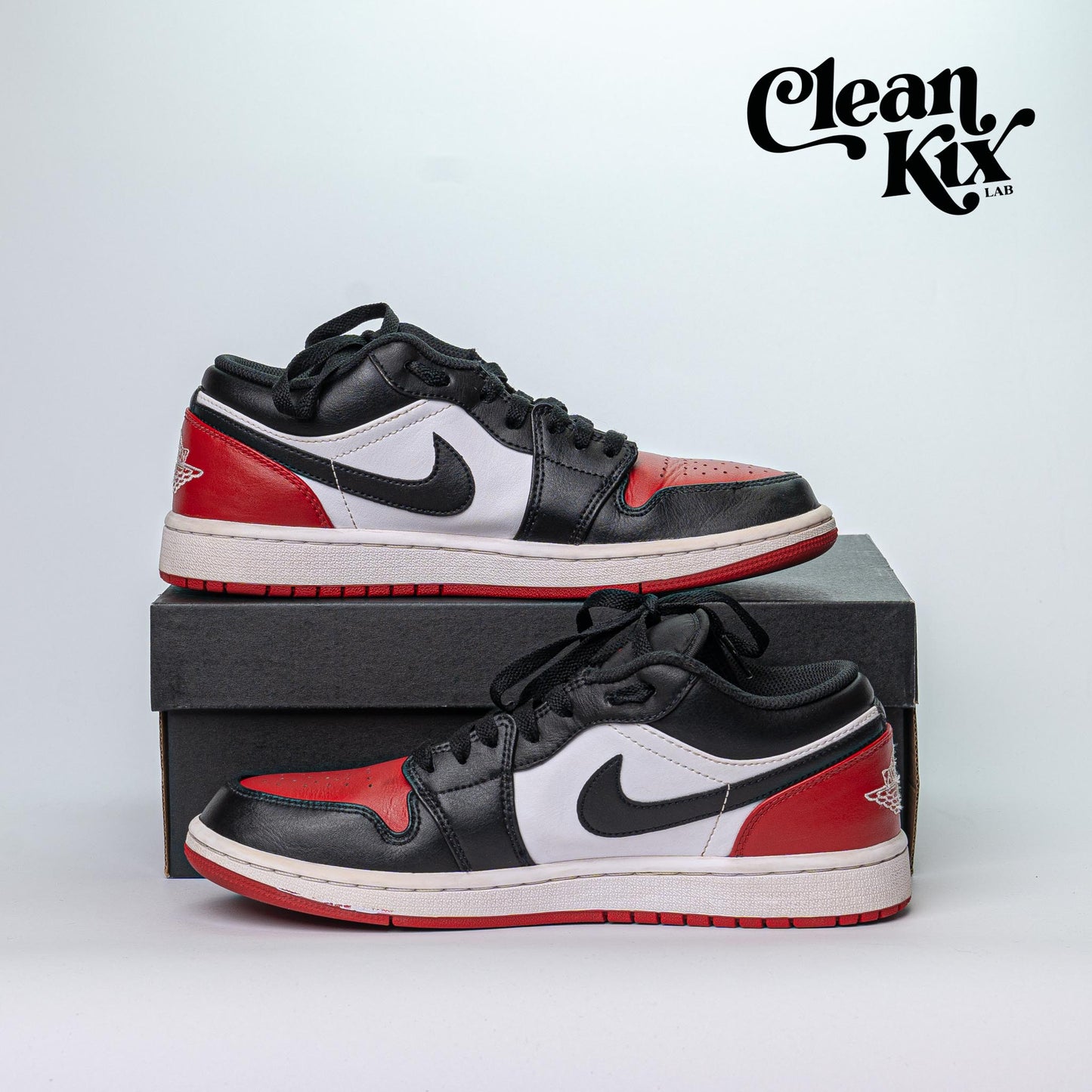 Jordan 1 Low Bred Toe 2.0 (Pre-Owned)