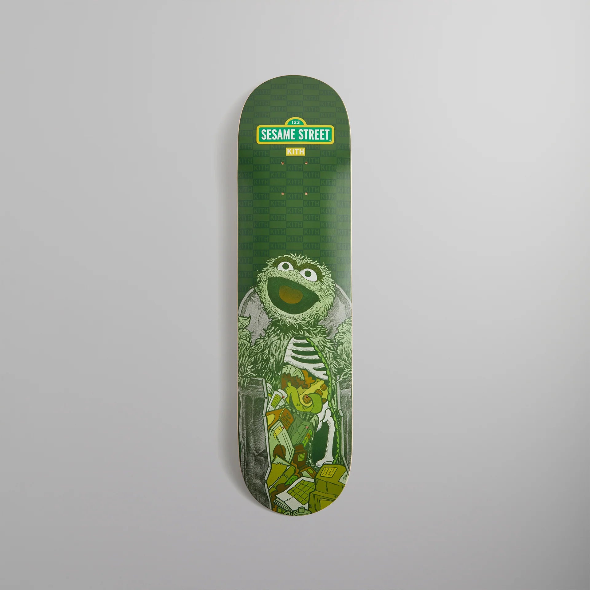 Kith for Sesame Street Skatedeck Xray Oscar the Grouch Kith for Sesame Street Skatedeck Xray Oscar the Grouch