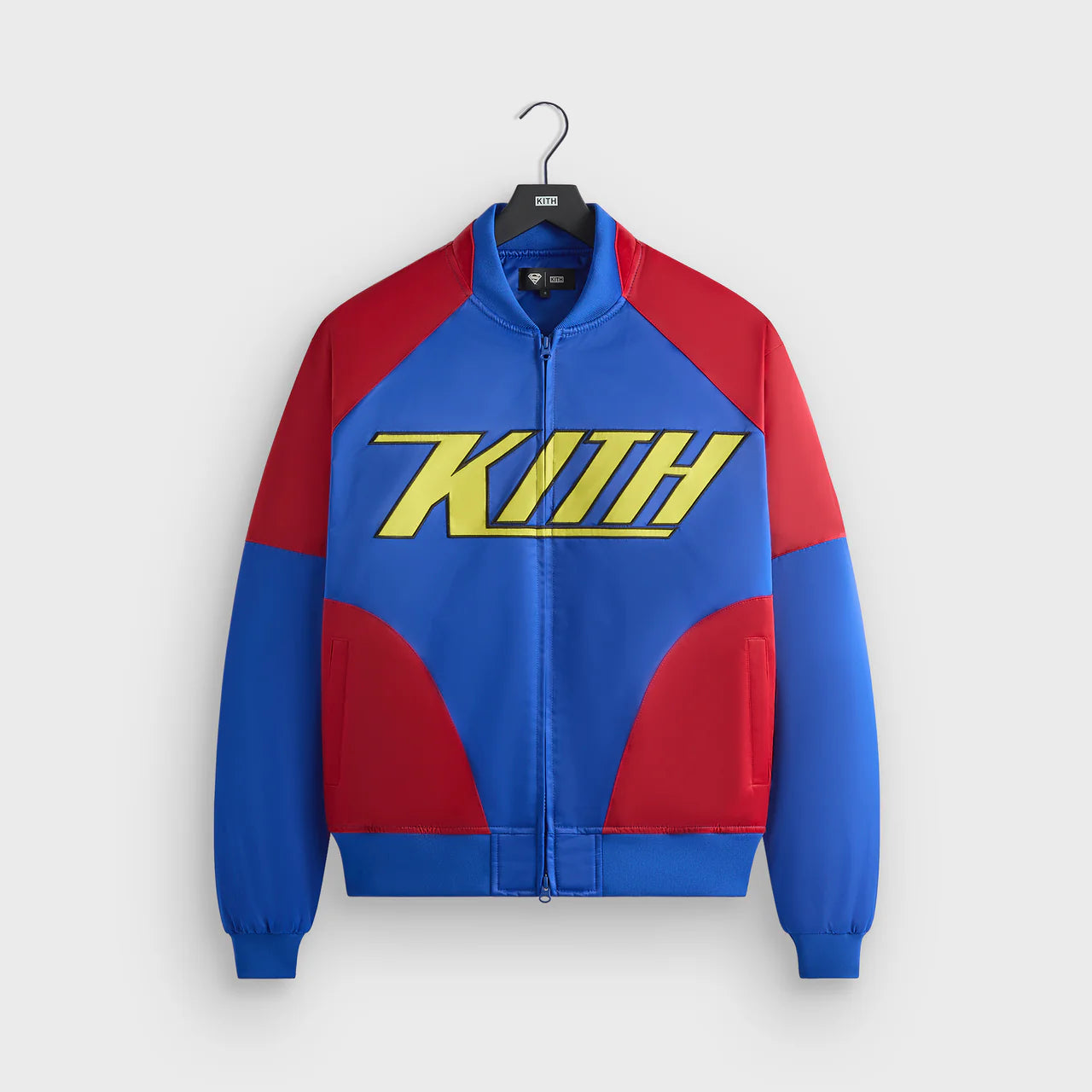 Superman | Kith Satin Bomber Jacket – cleankixlab Superman | Kith Satin Bomber Jacket – cleankixlab