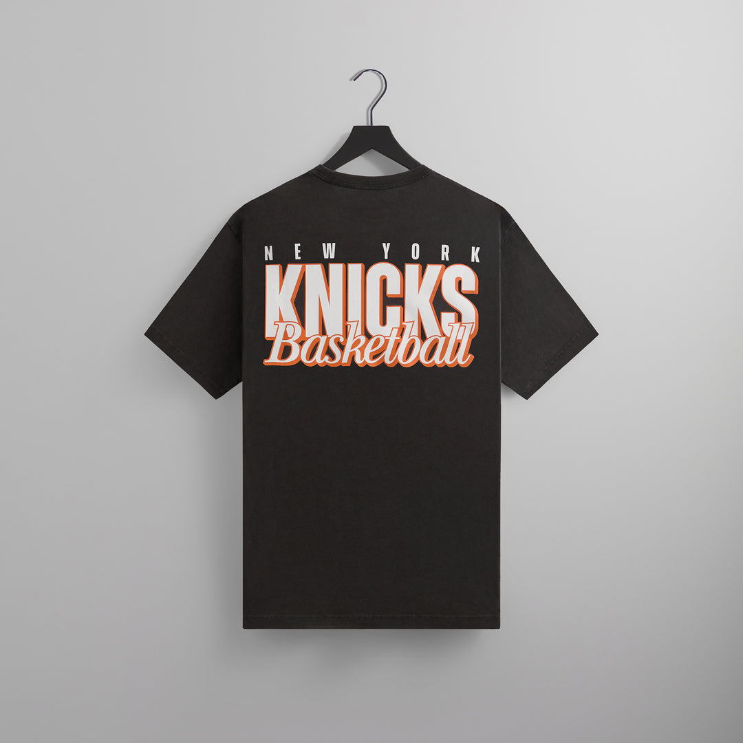 Kith x Knicks Classic Vintage Tee-Black