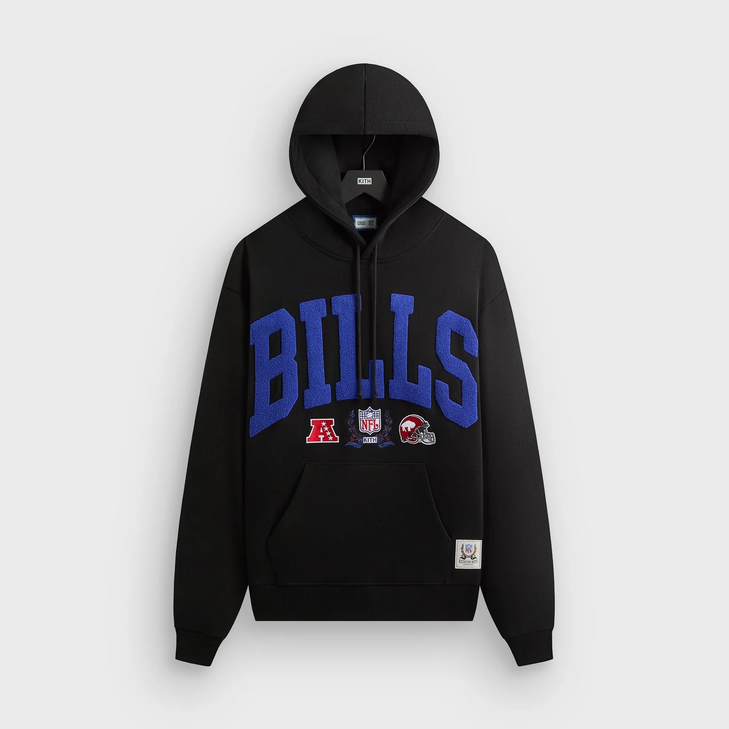 Kith for the NFL Buffalo Bills Stitched Vintage Hoodie - Black