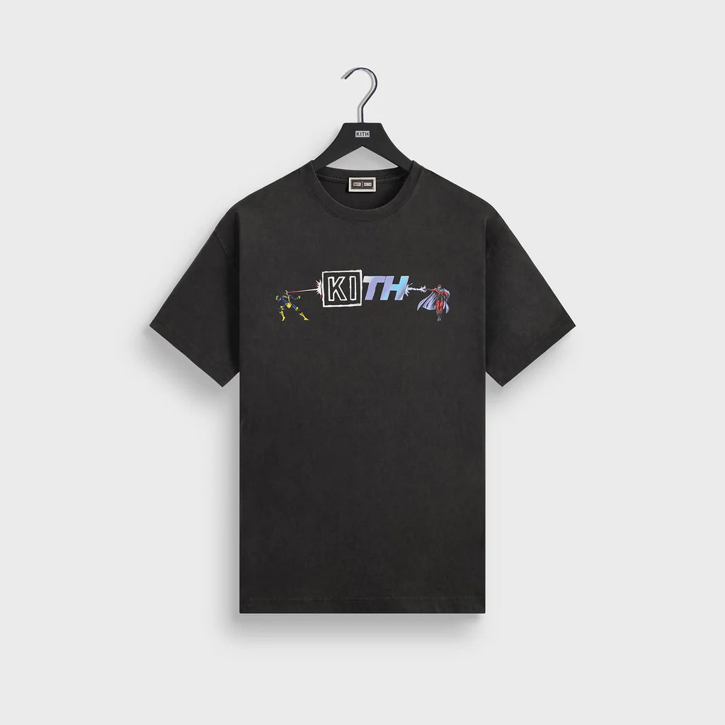 Marvel | Kith Cyclops vs. Magneto Vintage Tee - Black