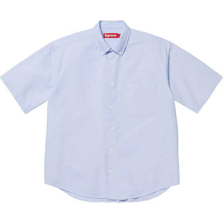 Supreme Loose Fit s/s Oxford Shirt Light Blue Size L