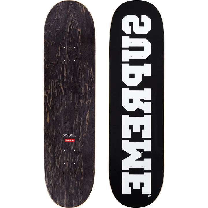 Supreme Reverse Skateboard Black 8.25" x 32"