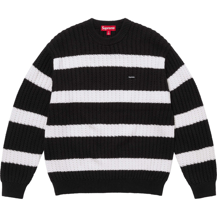 Supreme Loose Gauge Stripe Small Box Black/White
