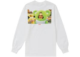 Supreme Aphex Twin Donkey Rhubarb L/S Tee - White