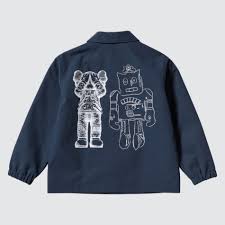 Kaws x Warhhol Robot Jacket - Blue