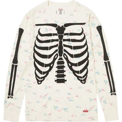 Supreme®/Hanes® Thermal Crew – Natural