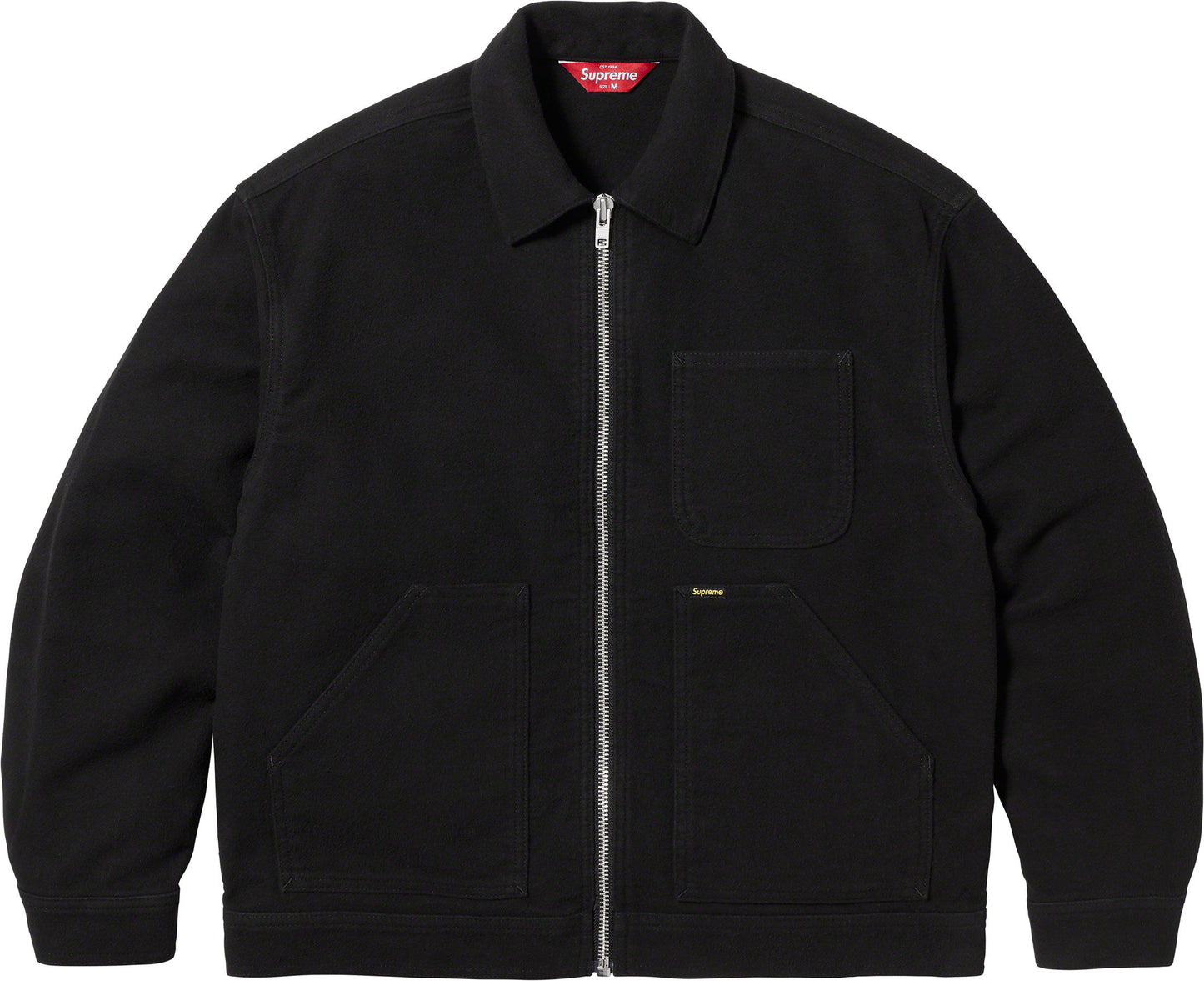 Supreme Moleskin Work Jacket Black