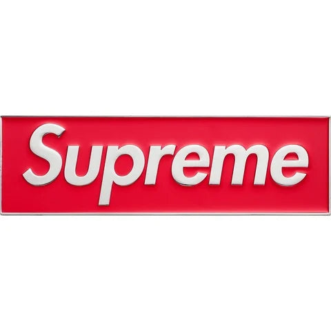 Supreme Box Logo Car Emblem – Red
