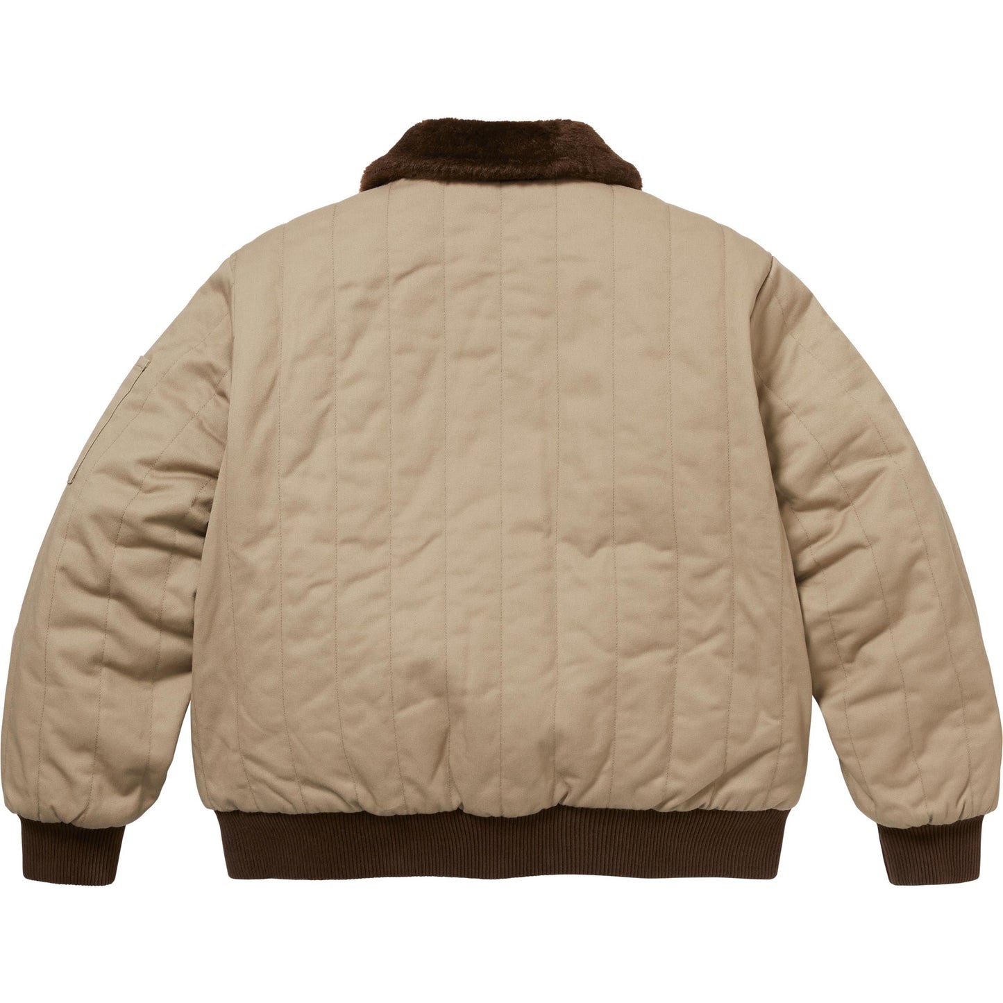 Supreme/Dickies Reversible Quilted Faux Fur Work Jacket